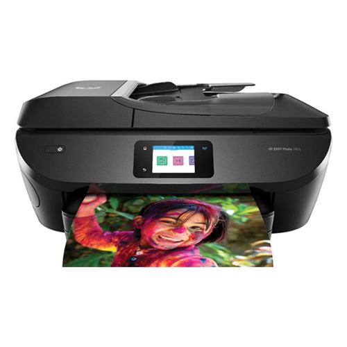 HP – ENVY Photo 7855 Wireless All-In-One Instant Ink Ready Inkjet Printer – Black